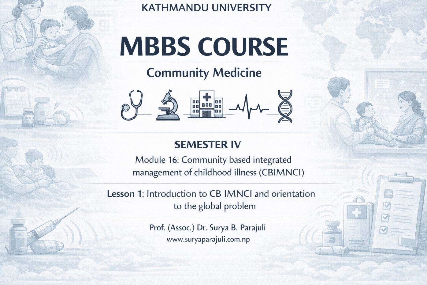 Introduction to CB IMNCI and orientation to the global problem